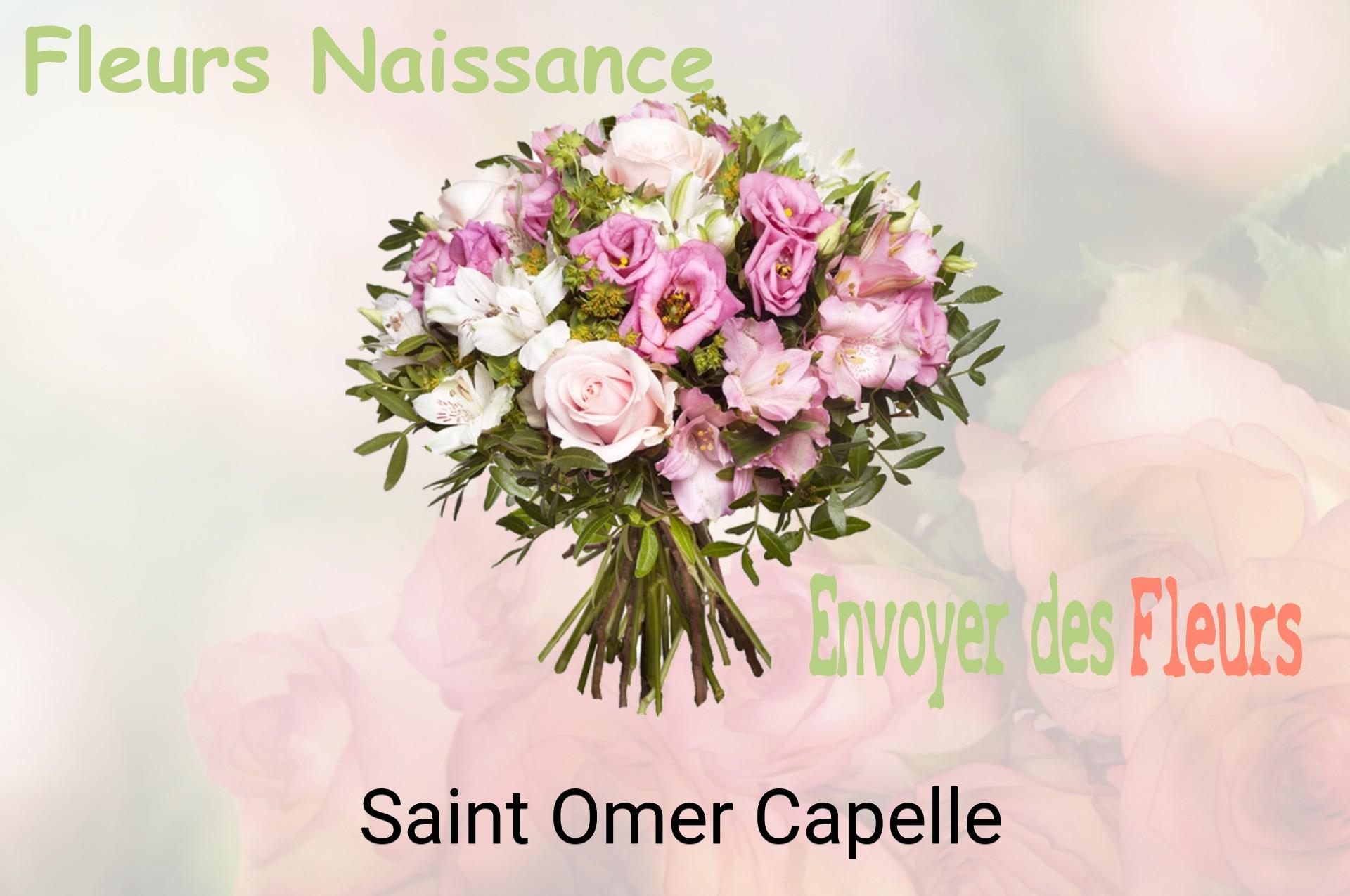 Bouquet de fleurs de naissance livré à Saint-Omer-Capelle